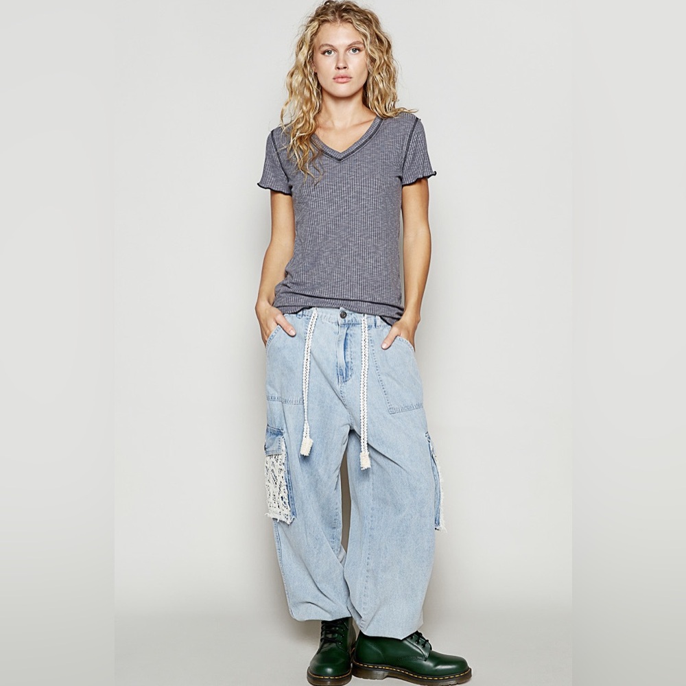 #222 Last 1! POL with crochet pockets pants - Picture 4 of 4